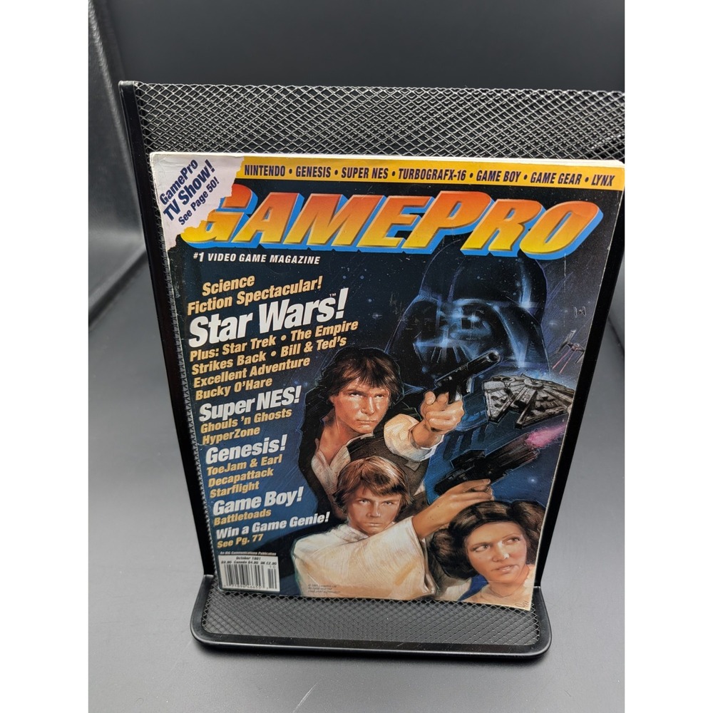 GamePro Magazine Star Wars October 1991 Science Fiction